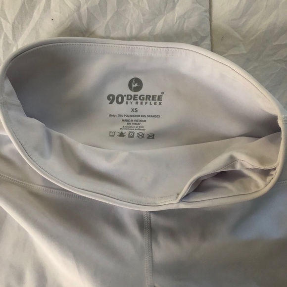 White 90 degree leggings - Picture 2 of 2